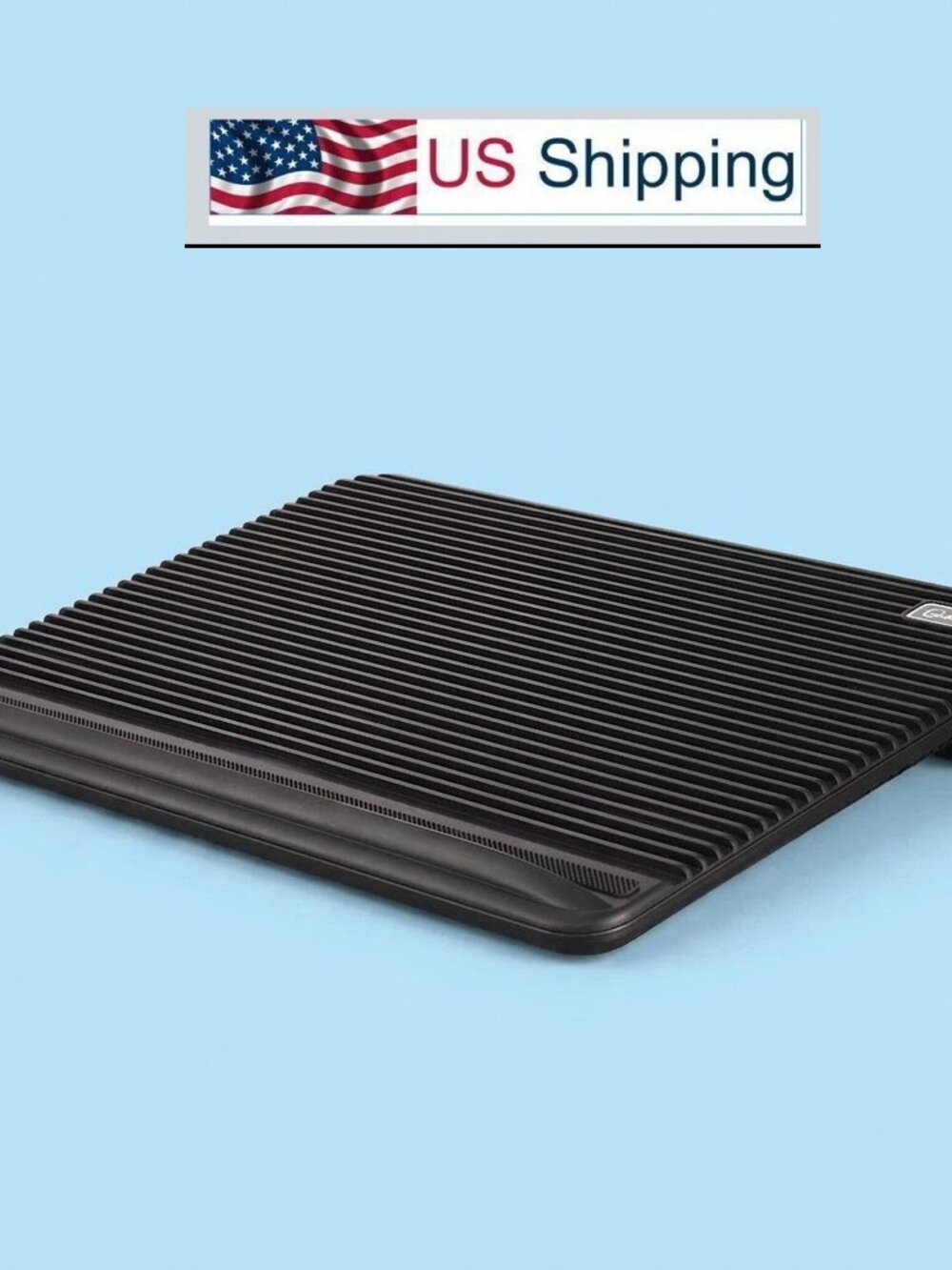 Coolertek Laptop Cooling Pad – Dual Blue Silent Big Fans